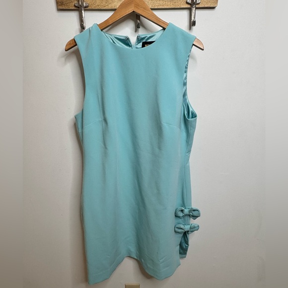 Fashion Nova Tiffany Blue Alana Bow Mini Dress - Picture 2 of 6